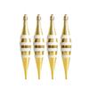 4 Pcs Christmas Painted Pendant Set Cone-shaped Holiday Decorations Hanging Pendants Tree Balls Ornaments Set For Home Party