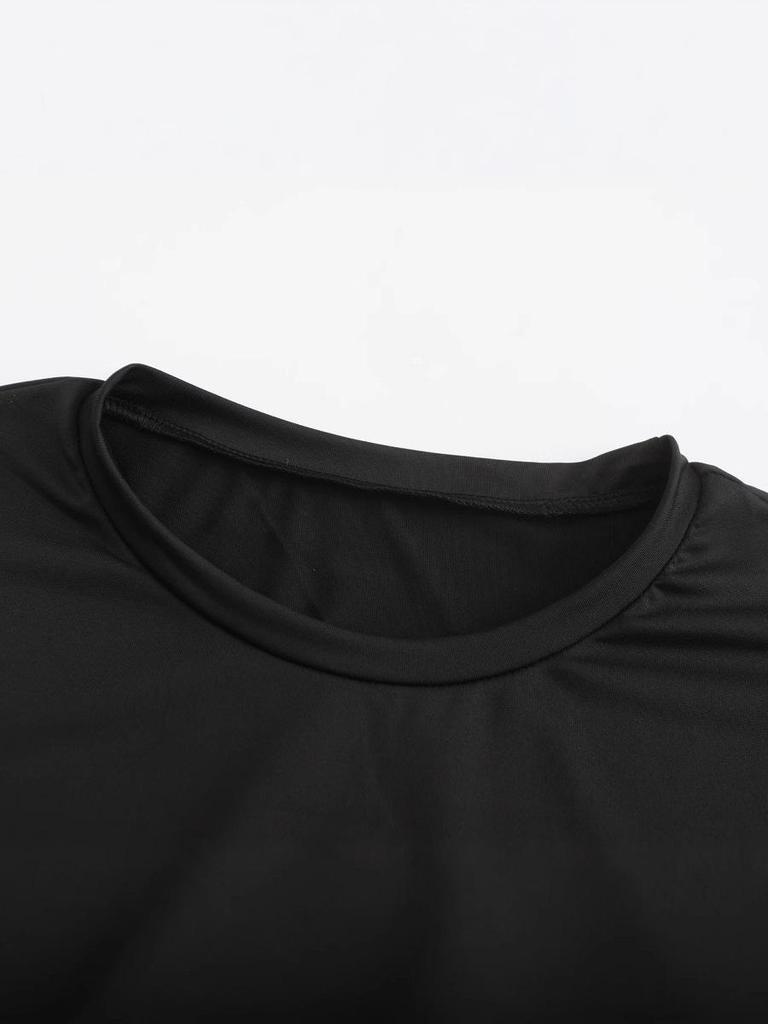 European and American Stylish Cropped Tee - Trendy Letter Print for Sexy Hot Girl