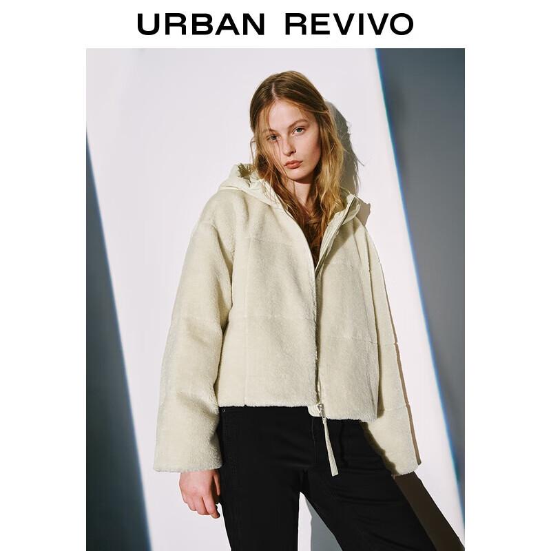 UR Women s Amber Flow Spliced Hooded Padded Jacket L