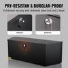 Trailer Tongue Tool Storage Box 36 x 12 x 12 inch Carbon Steel + Lock Keys