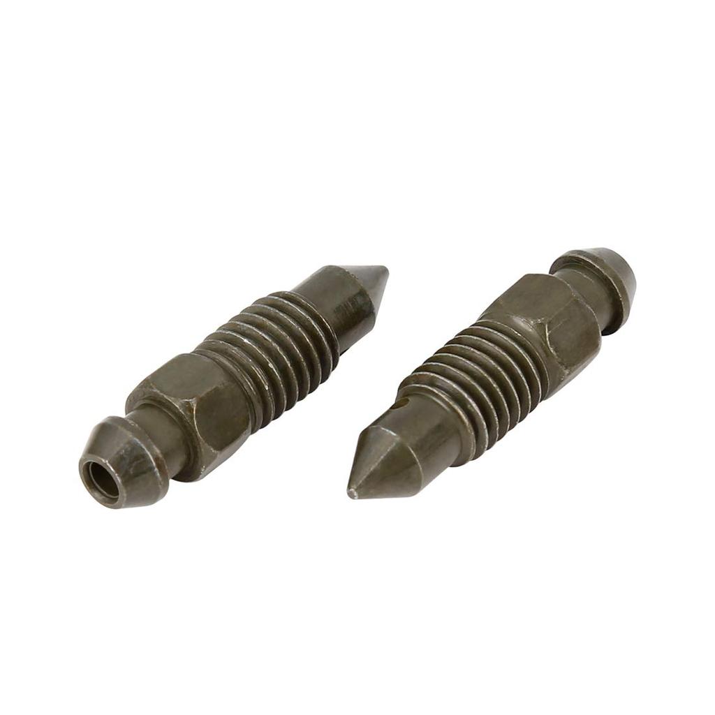 F FIERCE CYCLE Capped Bleeder Screw Metal Dark Green Motorcycle