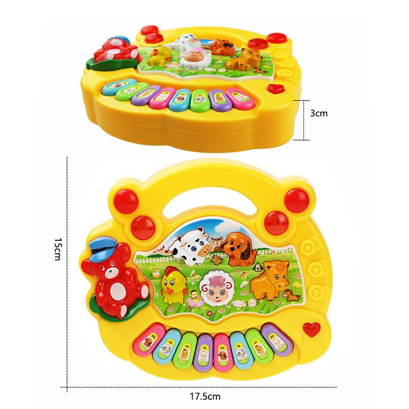 Animal Kids Education Activity Infant Toys Electronic Organ Toy Musical Learning