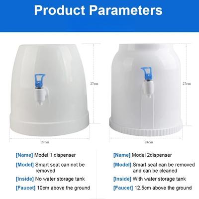 MINI Tischbrunnen Eimerhalter Gallonen Trinkflasche Spender Basis Fass Manuelle Pumpe Bewässerung Druckhahn Wasserhahn