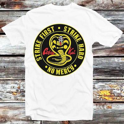 230 Gsm 100% Cotton Cobra Kai Karate Kid T Shirt Classic Retro 80S Film Movie First Strike B114
