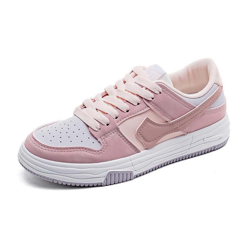 2025 spring and summer macaron color flat baseplate shoes new versatile casual shoes female ins student running shoes female K07
