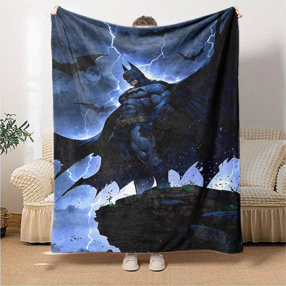 1pc Batman, Storm Flannel Blanket Soft Warm Throw for Home, Office, Travel, All-Season Cozy Bedding Gift L1381
