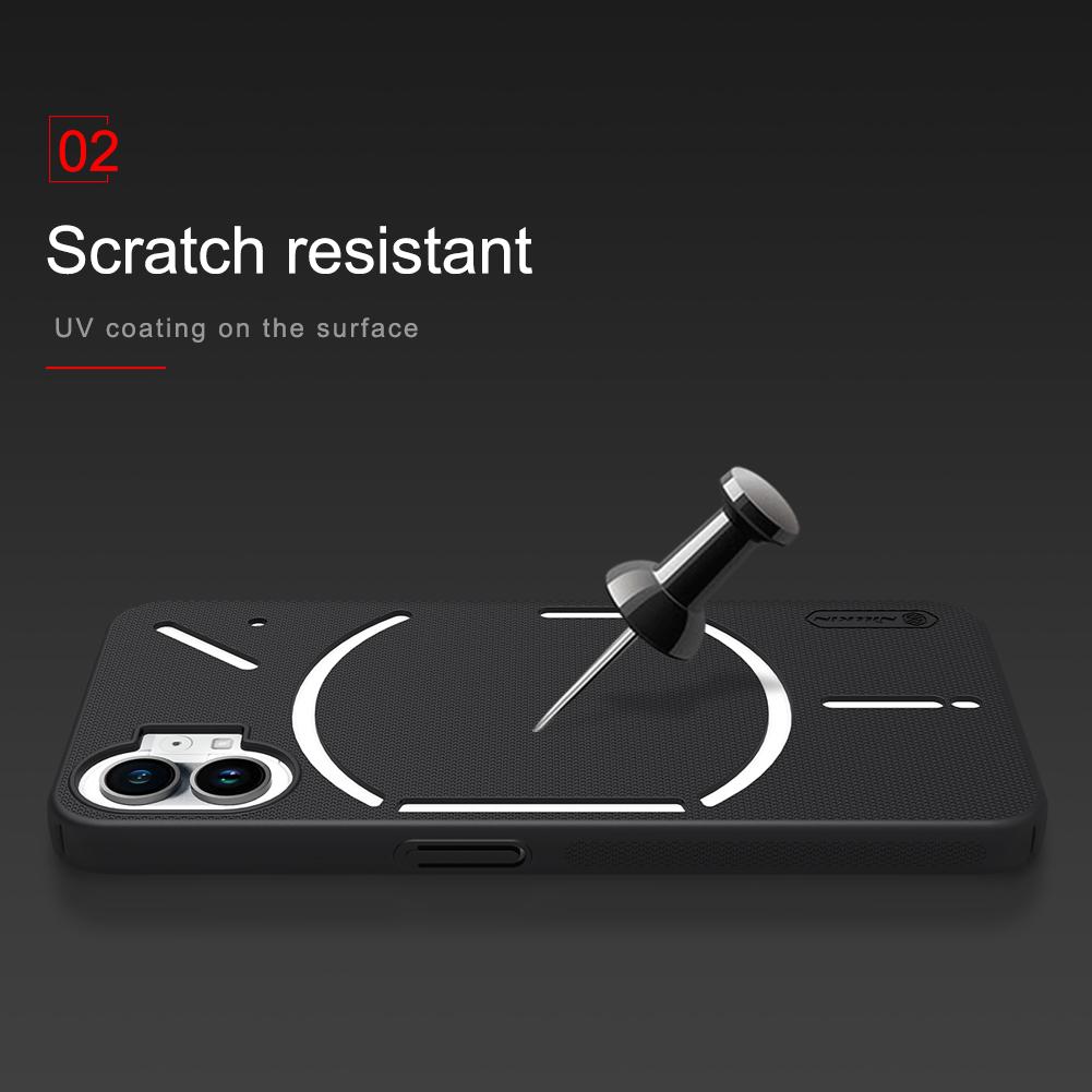 Pentru Nimic Phone 1 / 2 Husă Nillkin Frosted Shield Pro Husă din spate dur pentru PC