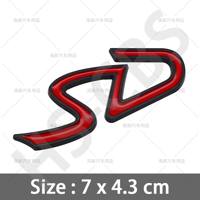 

3D Metal SD Emblem Logo S D Badge Rear Trunk Decal Car Stickers Tailgate Decals for R55 R56 R60 R61 F55 F56 F60 Accessories