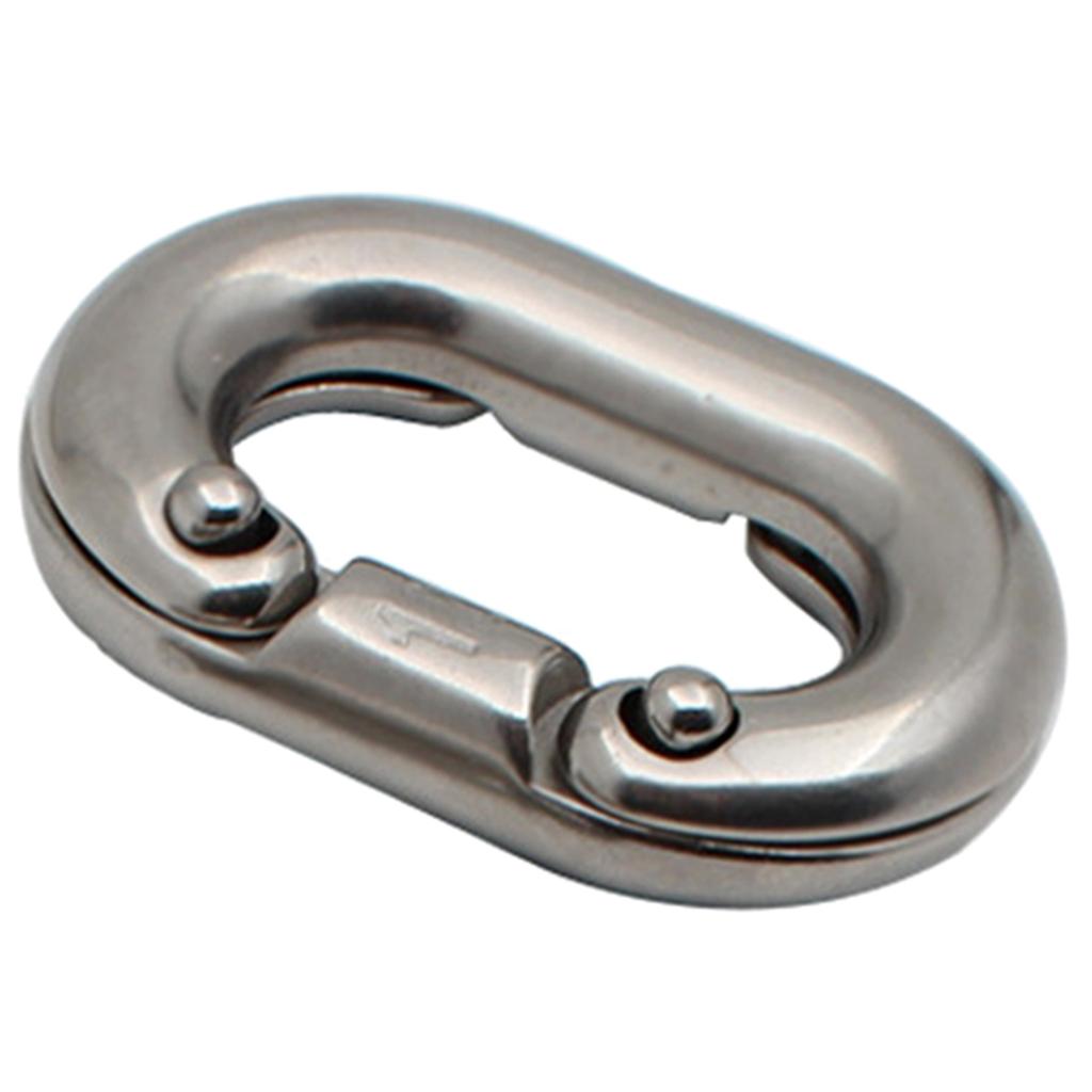 1 Stuk Marine Kwaliteit C-Link Split Verbindingsschakel voor Bootankerketting 316 Roestvrij Staal Heavy Duty Kettingschakel Connector