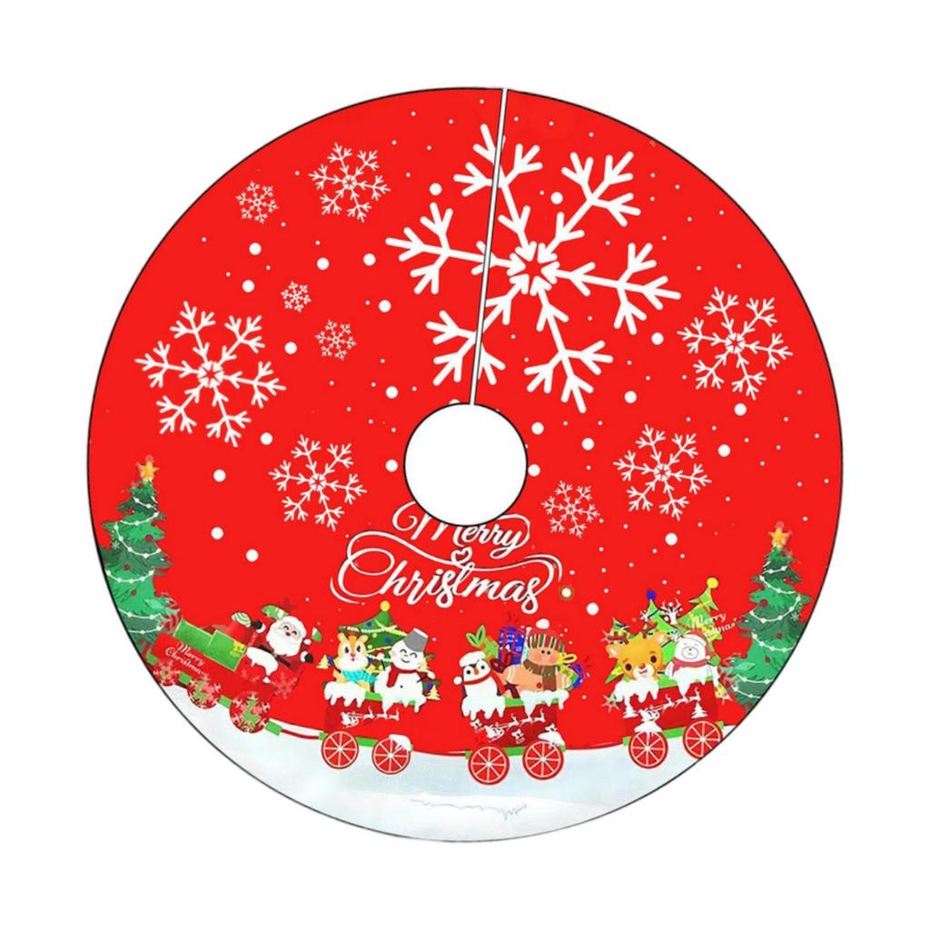 Christmas Tree Skirt Christmas Decoration Elegant Base DIY Tree Carpet Xmas Tree