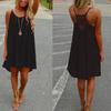 Sexy Damen-Sommerkleid, lässig, ärmellos, Träger, rückenfrei, Strandkleid für Abendparty