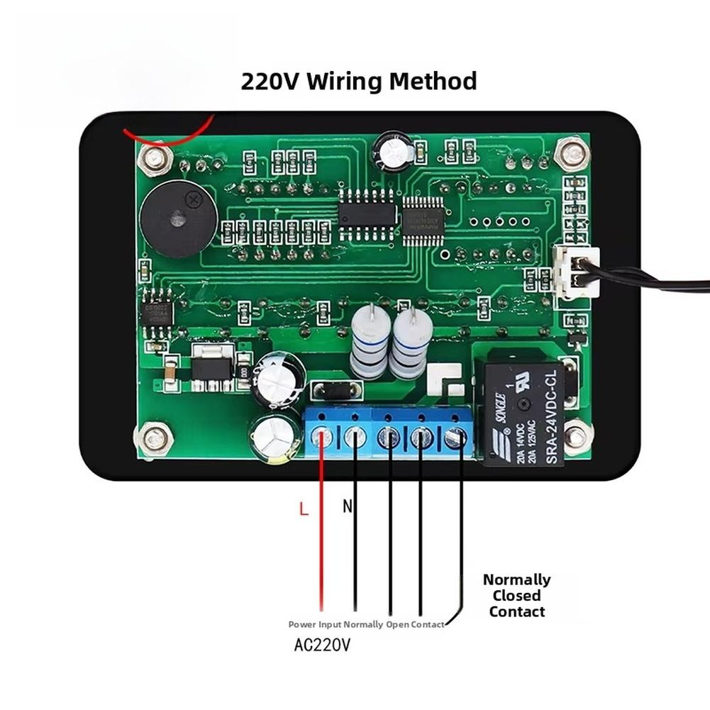 1pc Digital Microcomputer Temperature Regulator ZFX-W1020 With Time Switch 12V 24V Intelligent Temperature Controller