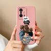 Case For Xiaomi 11T Pro Cover Fashion Design Sweet Girls Matte Liquid Silicone Screen Protector Shell For Xiaomi 11T 11 T Fundas