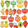 Special-Shaped Vegetable Fruit Aluminum Film Balloon Broccoli Orange Carrot Tomato Fruit And Vegetable Theme Decorative Balloon