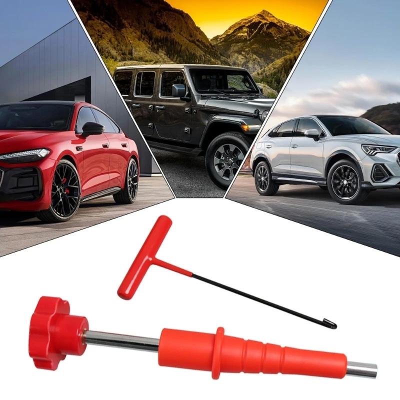 Precise Tire Valves Stem Alignment Puller Tool Kit for Accurate Installation Protecting Valves Integrity During Repairs