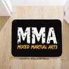 MMA-Thema Dicke Bodenmatte, Kräftiges Sportdesign Rutschfester Teppich, Langlebige Dekorative Matte für Fitnessstudio und Zuhause