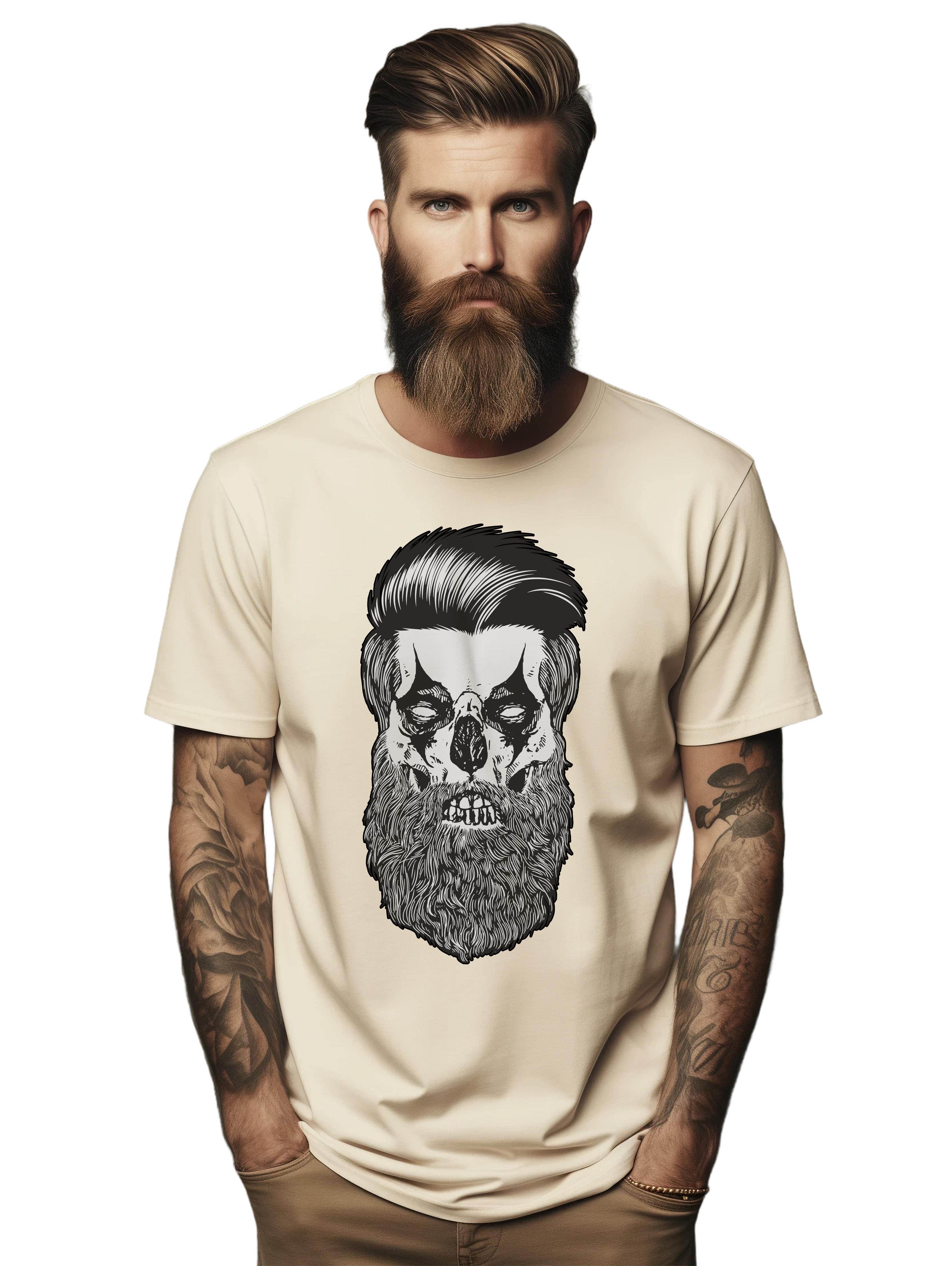 

PrintBar Beard Clown - Funny T-shirt for Bearded Gentlemen! Hilarious Design, Un S