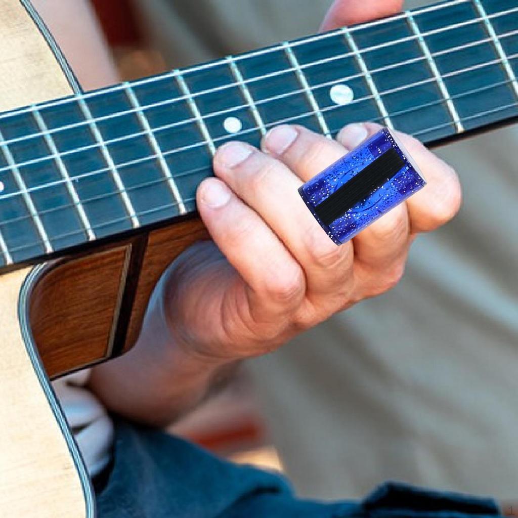 Compact And Rhythmic Guitar Finger Rattle with Elastic Strap, Ideal for Banjo Acoustic Guitar.