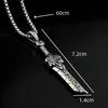 European and American style Viking amulet axe pendant stainless steel necklace couple party gift broken sword street trend