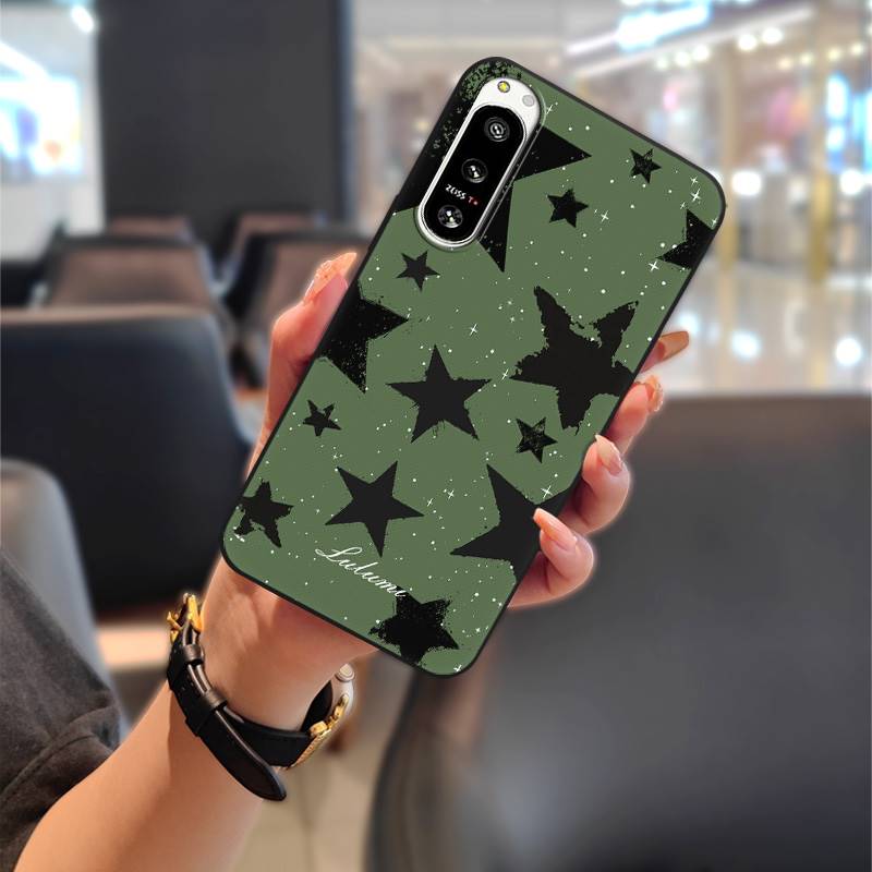 Back Cover Graffiti Phone Case For Sony Xperia5 IV Soft case Durable TPU Anti-knock Phone Pouch Fashion Design Full wrap