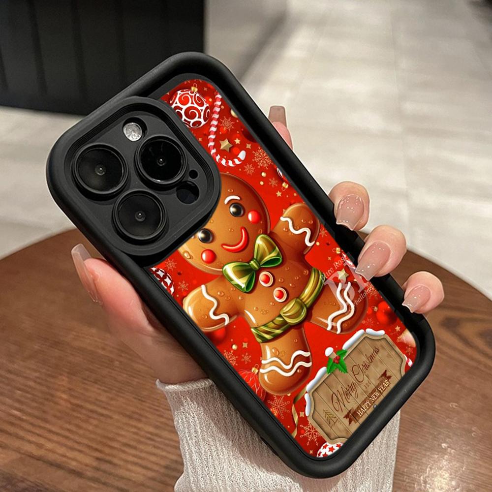 Sky Eye Ladder Soft Case for Samsung A06 A15 A25 A35 A55 A14 S23 S24 FE All Samsung Models Phone Cases Cover NY46 Christmas Santa Claus Christmas Tree