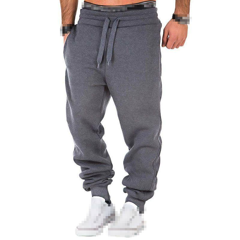 Men's Cotton Blend Jogger Sweatpants With Elastic Waist And Adjustable Drawstring