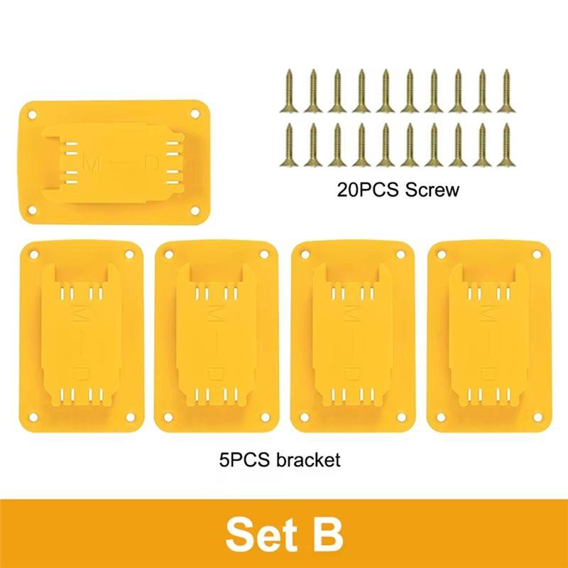 CYCLI-Battery Storage Rack For 14.4V 18V Li- Battery Wall Mount Tool Bracket