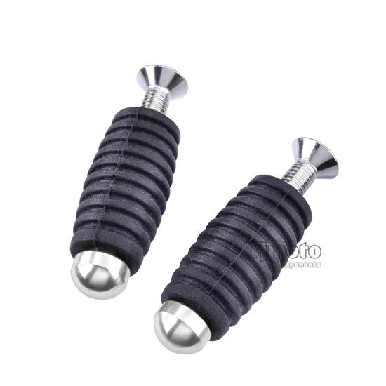 6MM Racing Brake Lever Toe CNC Peg Gear Shift Toepeg Pedals Adapter for Kawasaki Ninja 250 300 Ninja400 Z750 Z800 Z900 Z650