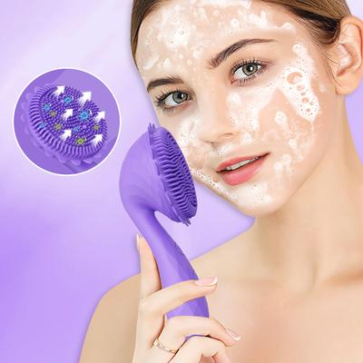 Cepillo de Limpieza Facial de Silicona Juguetes Sexuales Vibrador Punto G Masajeador Para Mujeres Estimulación Clitoriana del Pezón Anal Productos para Adultos 18+