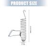 Stainless Steel Hanging Bird Feeder With Perch Stand For Parrots Cockatiels And Pet Bird Fruit Vegetable Treats Feeding