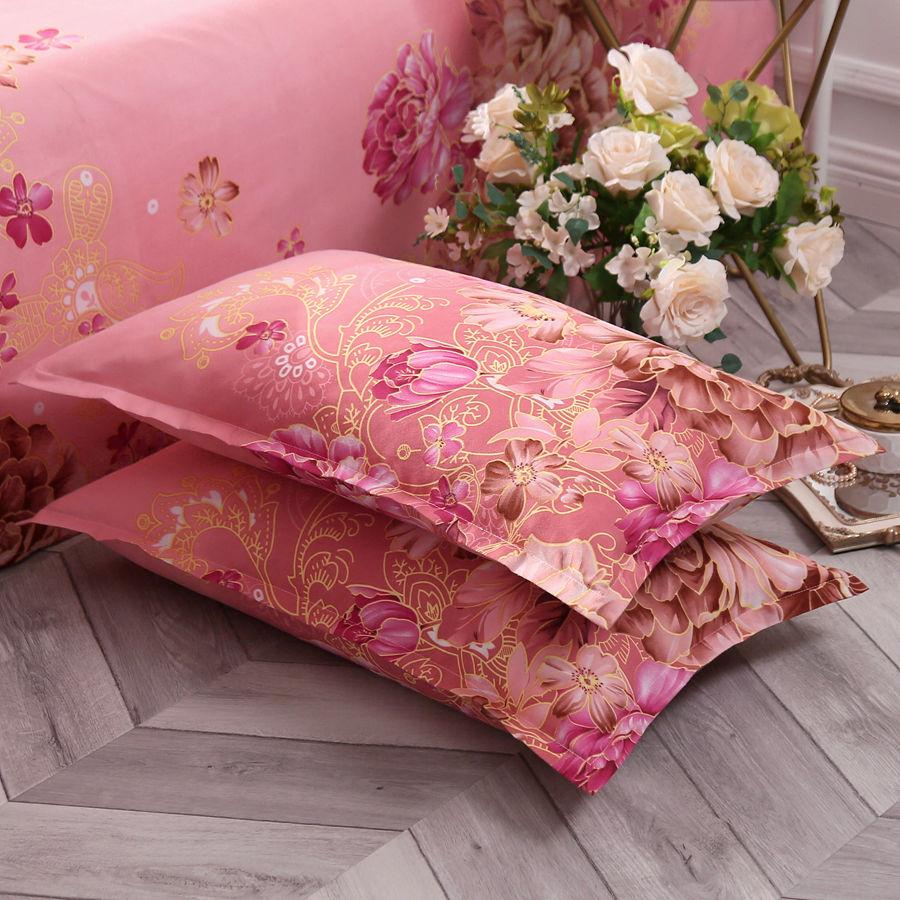 Printed Pillowcase Bedding Fashion Student Dormitory Essential Pillowcase 48X74cm A Pair