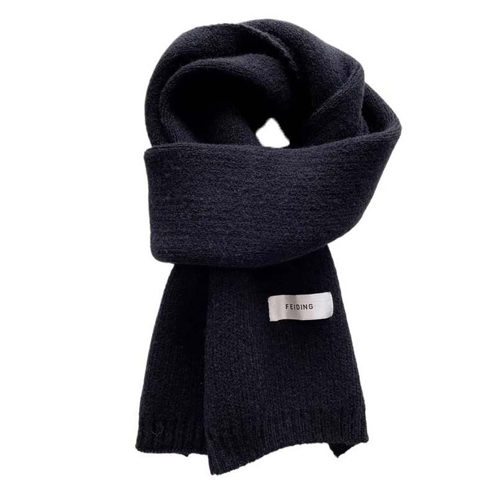 Soft Long Thickened Neckscarf Cold-proof Winter Warmer Scarf Large Couple Knitting Wool Scarf Men