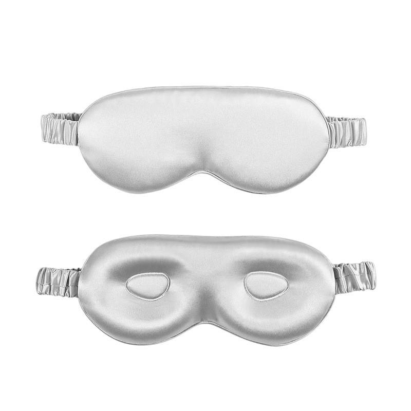 3D Silk Eye Mask Sleep Travel Relaxation Lightweight Comfortable Light Blocking Eyemask With Memory Foam Padding