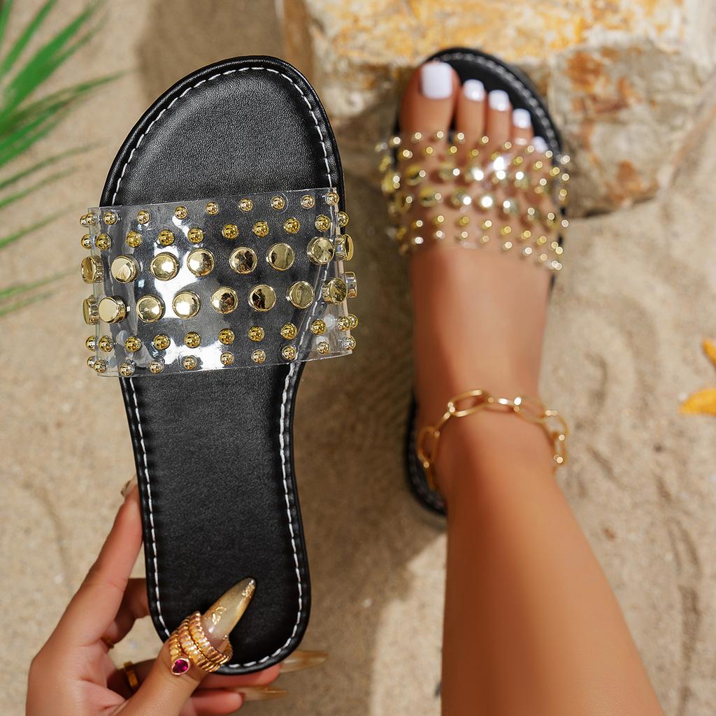 Fashion Women Slippers New Summer 2025 Casual Platform Sandals Anti-slip Flat Shoes for Women Slip on Comfortable Slippers Slides Women