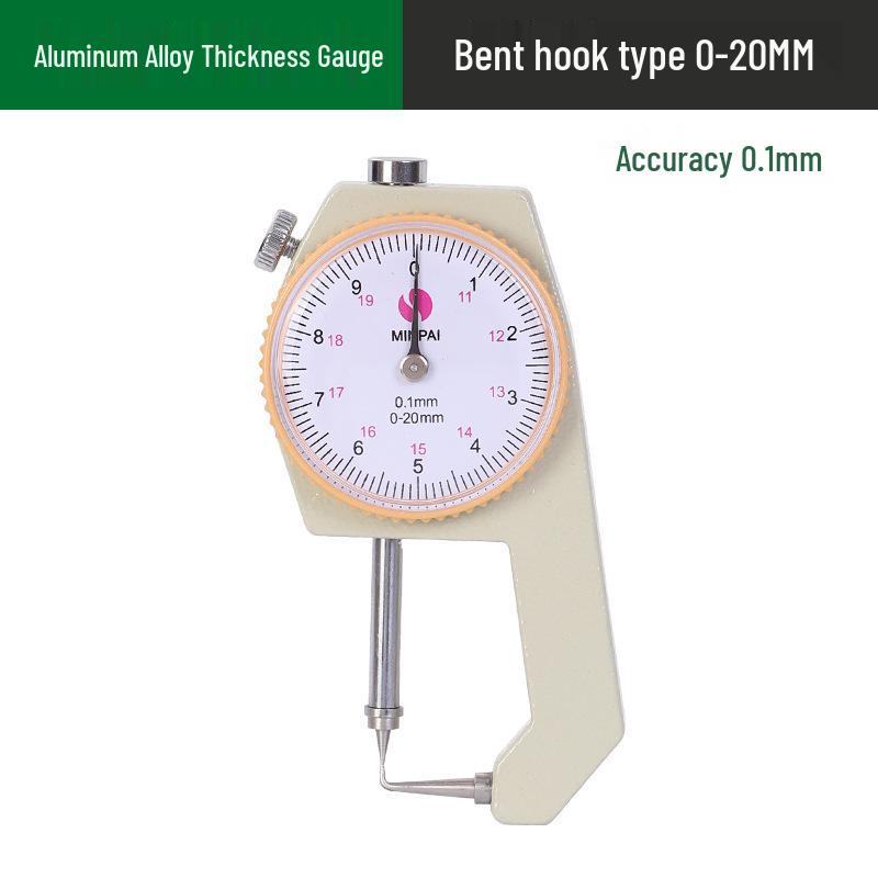 High Precision Digital Micrometer: Steel Pipe & Flat/Bent Pointed Head Thickness Gauge