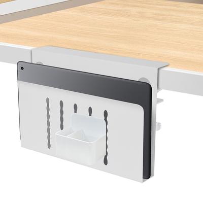 Laptop-Halter unter dem Schreibtisch mit Stifthalter Klemme am Schreibtischregal Laptop-Schreibtischhalterung für Büromaterialien & Studio-Essentials