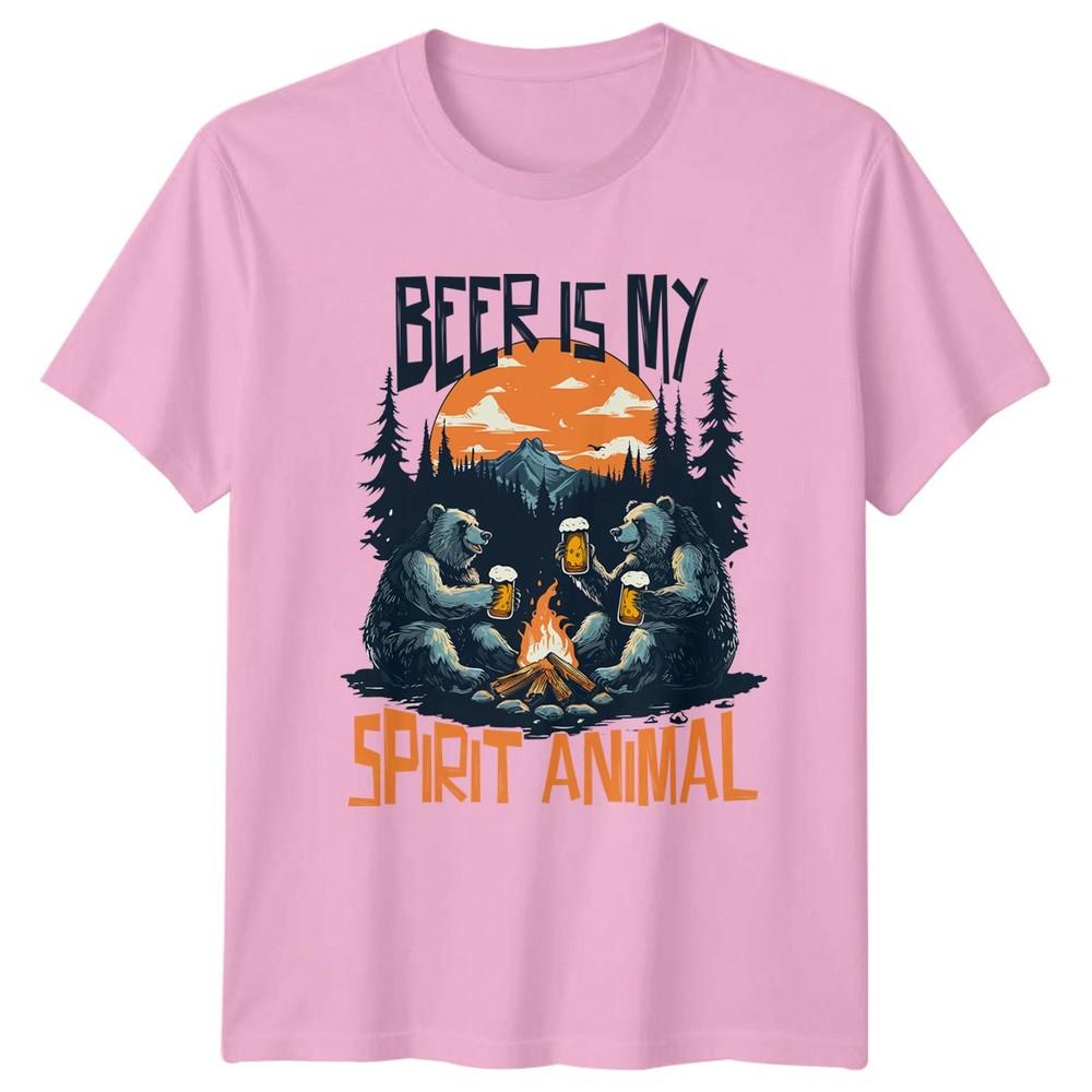 Beer Is My Spirit Animal TShirt Camping Beer Outdoors