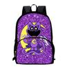 Schulrucksack für Kinder, Klassen 1-2, mit lächelndem Tier-Cartoon-Design, leicht, atmungsaktiv, Oxford-Stoff
