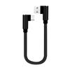 FONKEN USB Typ C Kurzes Kabel 90 Grad Telefon Ladegerät Kabel 25 cm Mini Micro USB Datenkabel Für Powerbank Laptop Ladekabel Draht