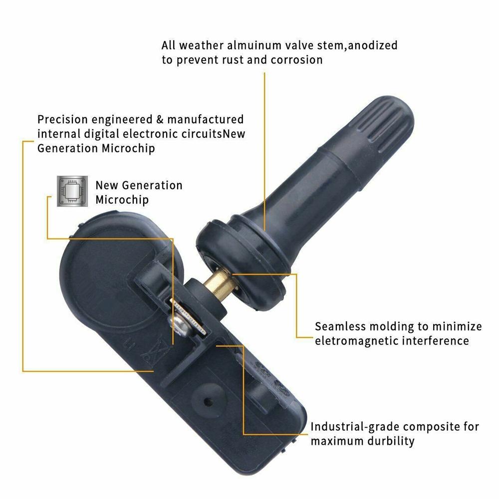 4Pcs Brand New 56029398AB For Dodge Chrysler Jeep RAM Tire Pressure Sensor TPMS