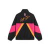 Li-Ning Sports Basketball Series Printed Letter Zip-Up Long Sleeve Jacket Men Jacket Black AFDT617-1