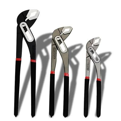 8"/10"/12" Heavy-Duty Quick Pipe Wrench - Chrome Vanadium Adjustable Jaw Clamp Pliers for Plumbing Repair Opening Kit