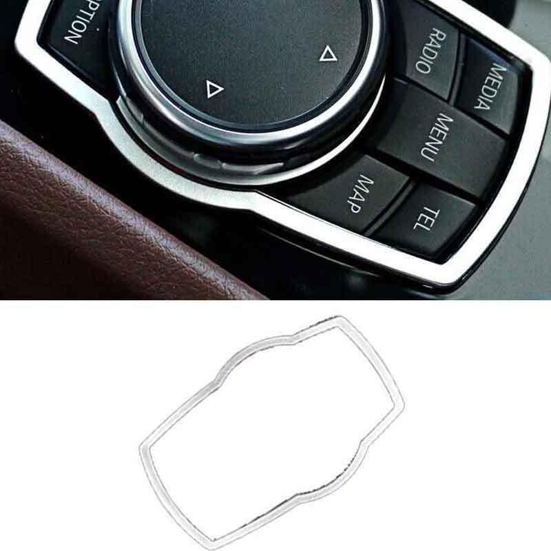 2018-2021 Frame Trim Silver Aluminum Console Multimedia Button For BMW X2 F39
