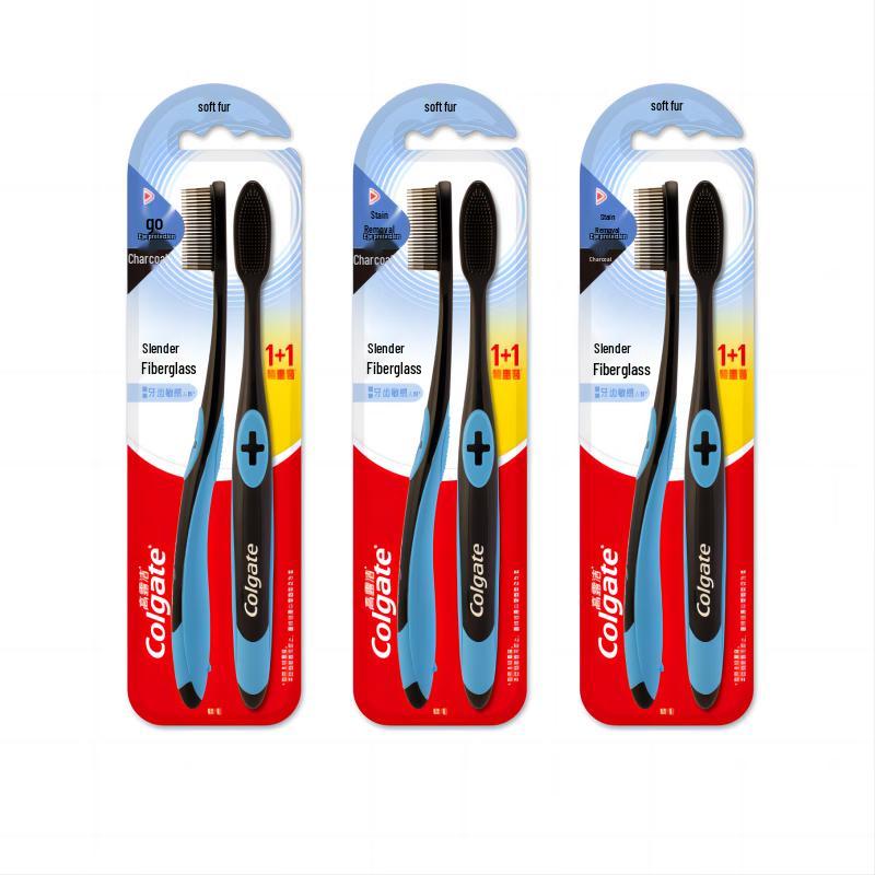 

Colgate Slim Soft Charcoal Toothbrushes
