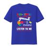Damen Nonverbal Heißt Nicht, Dass Ich Nichts Zu Sagen Habe Autismus Autistisch T-Shirt Schwarz Vintage Gewaschen Stilvolles Oberteil Für Den Alltag