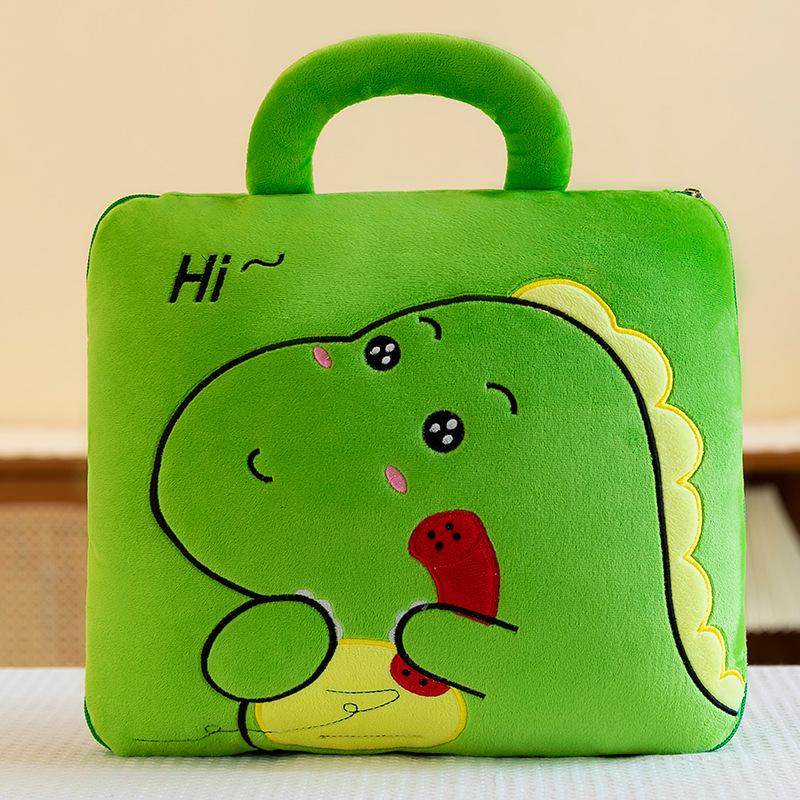 Všestranný kombinovaný polštář a deka do auta - Skládací prošívaná deka na cestování, na pohovku a pro zdřímnutí v kanceláři.