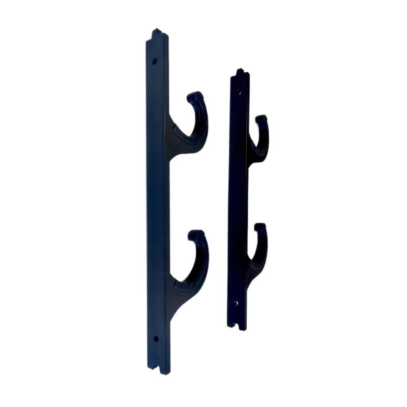 Horizontal 2 Rod Fishing Rod Holder Wall Mounted Fishing Poles Rack for Garage,Wall, Ceiling Rod Stand Easily Install 1