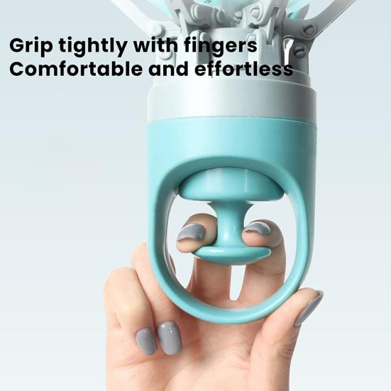 6-Krallen Hunde-Kotaufheber Tragbarer Haustier-Kotaufheber Hundeabfall-Aufnahmekralle mit Müllbeutelspender für Spaziergänge im Freien, Reisen