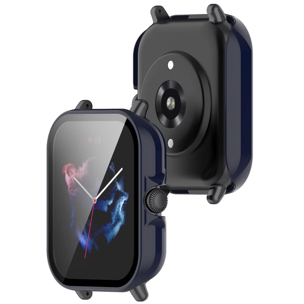 Funda + Cristal Templado Para Amazfit GTS 3 Cubierta Protector de Pantalla Marco Carcasa Antiarañazos Para Huami Amazfit GTS3 Accesorios de Reloj