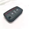 Klappschlüssel mit 3 Tasten, Silikonhülle passend für VW GOLF 7 MK7 SKODA SEAT 2014 2015 2016, FOB HULL, OCTAVIA COMBI LEON IBIZA CUPTRA, Hülle